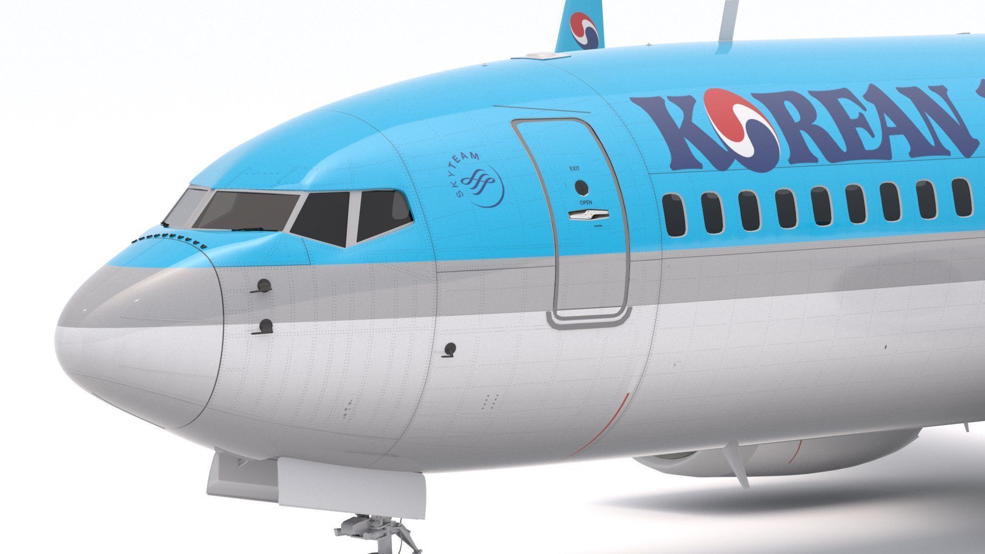 Boeing 737-800 MAX Korean Air 3D model_5
