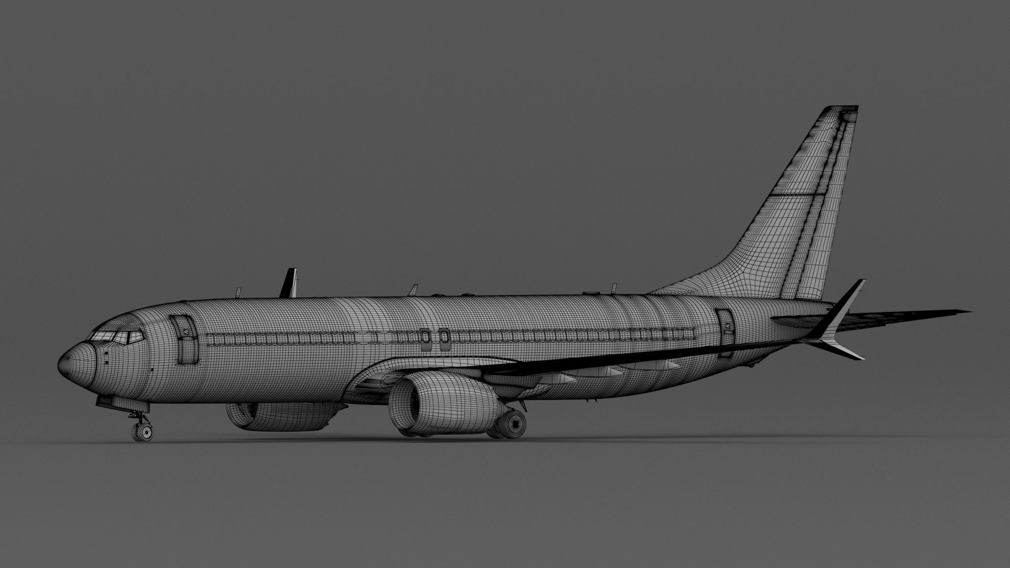 Boeing 737-800 MAX Korean Air 3D model_10