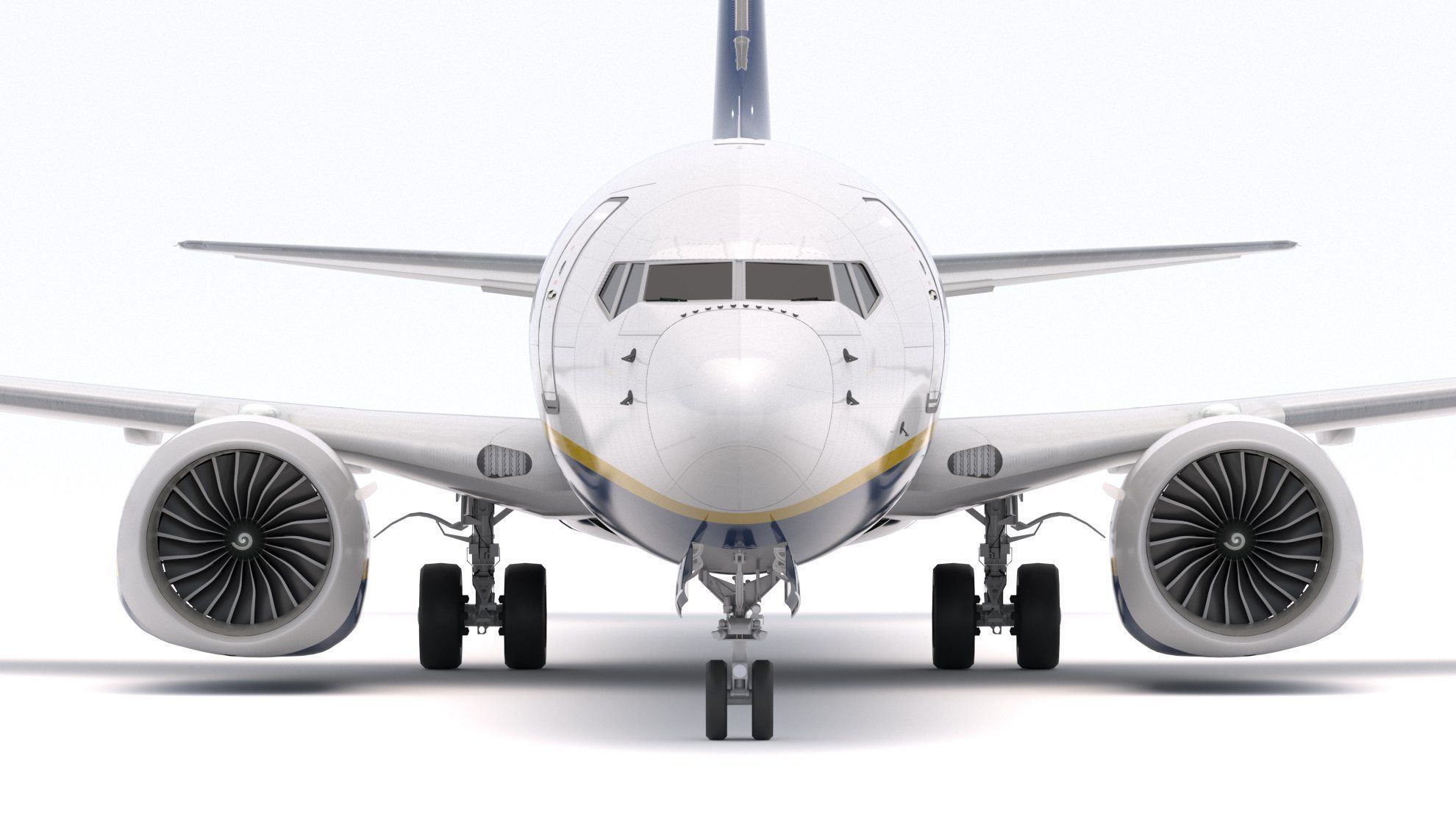 Boeing 737-800 MAX Ryanair 3D model_8