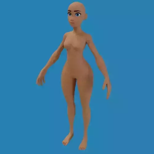 Stylized Female Basemesh 02