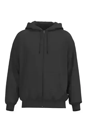 Male raglan hoodie