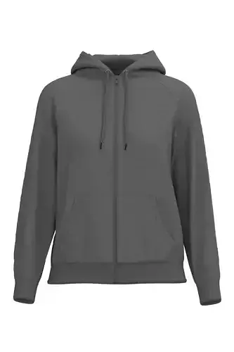 Female raglan hoodie