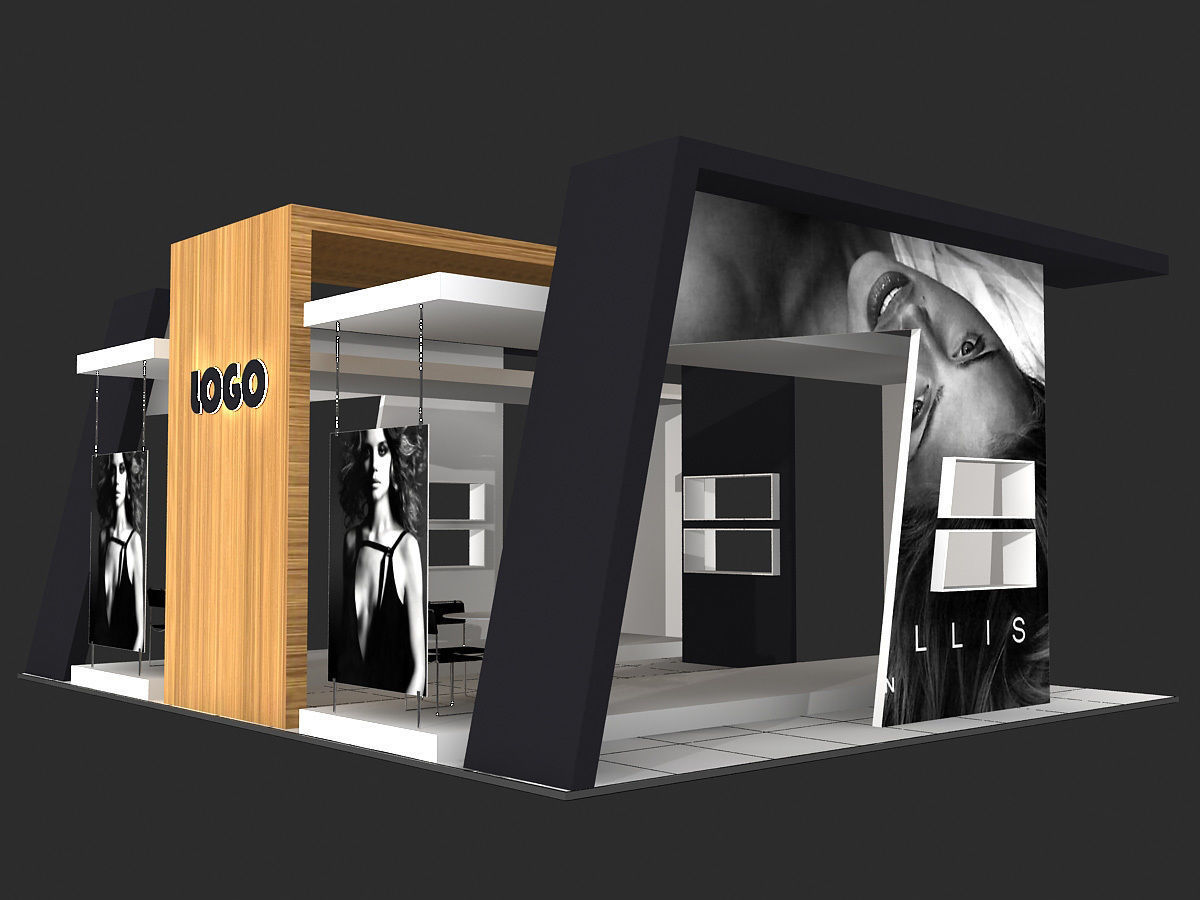Exhibition Stand - ST0016 3D model_1