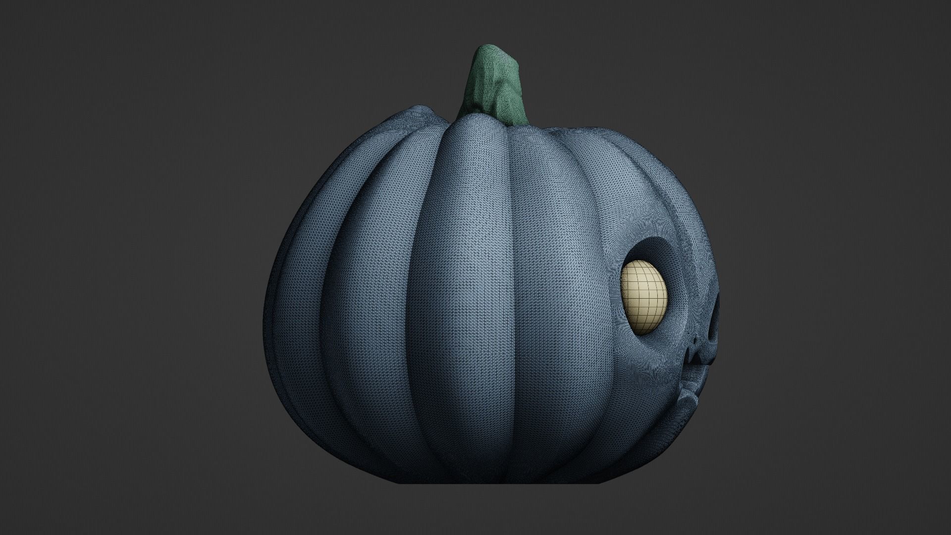 Baby pumpkin 3D print model_1