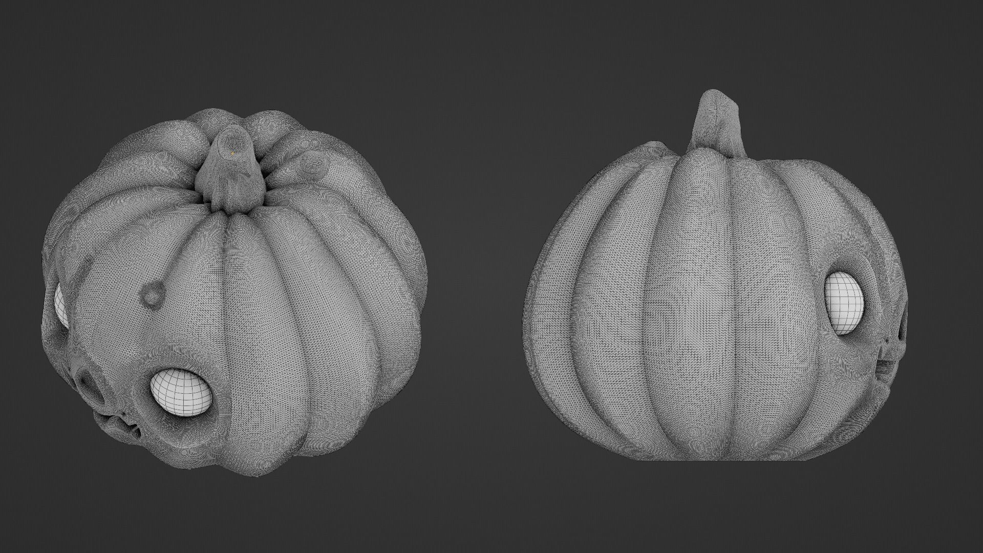 Baby pumpkin 3D print model_3