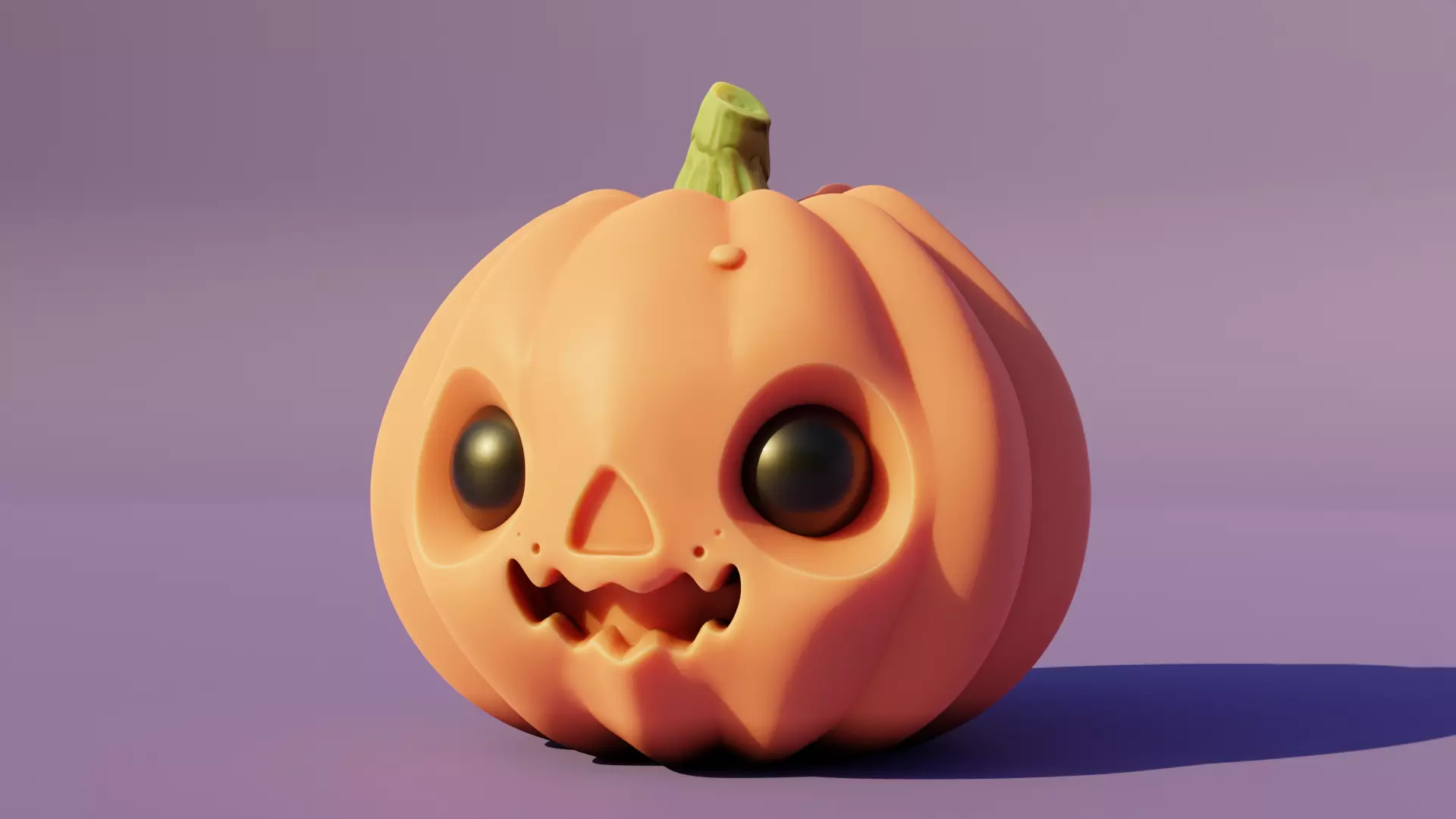 Baby pumpkin 3D print model_0