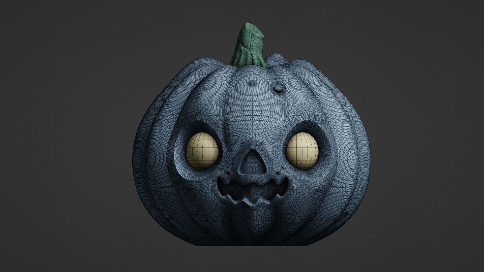 Baby pumpkin 3D print model_2
