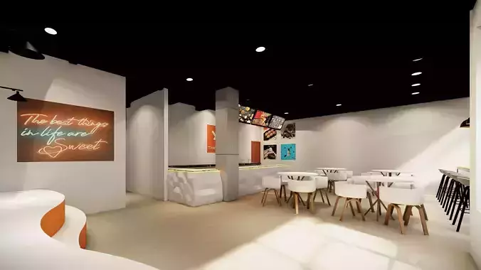 coffee area interior design 