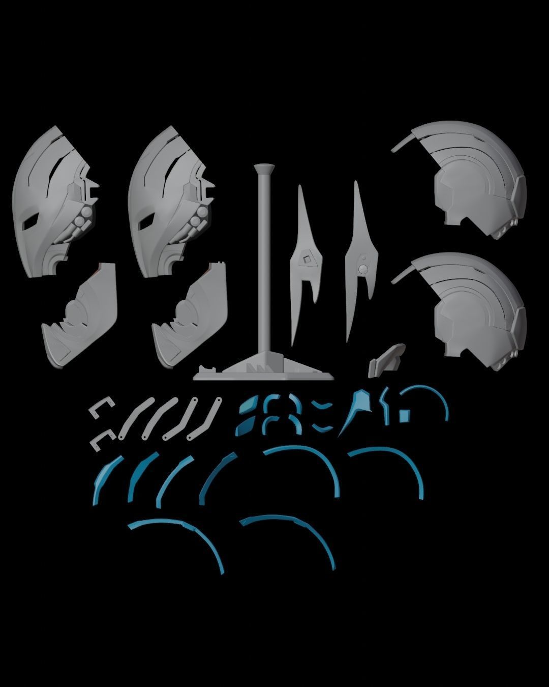 Ultron Sentry Motorized 3D Printable Helmet 3D print model_10