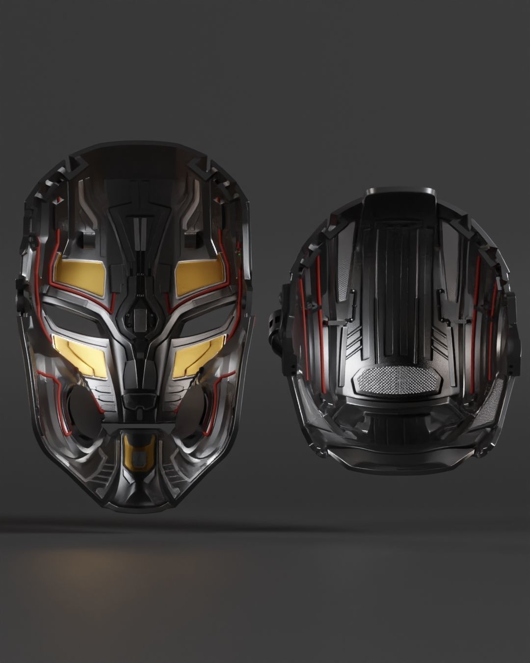 Ultron Sentry Motorized 3D Printable Helmet 3D print model_8