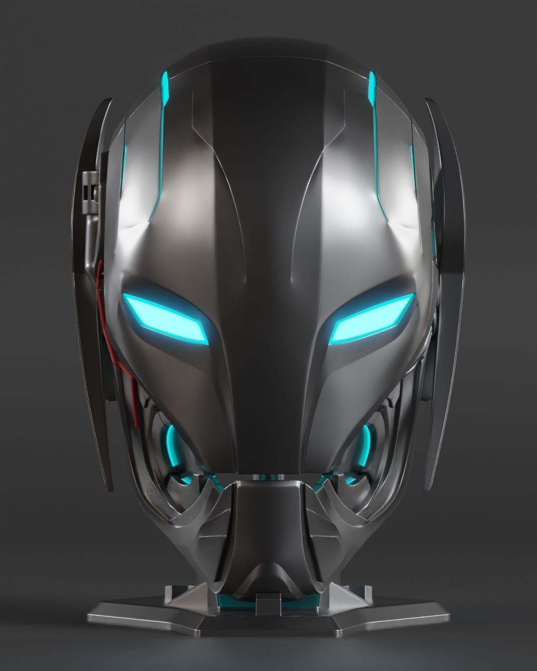 Ultron Sentry Motorized 3D Printable Helmet 3D print model_3