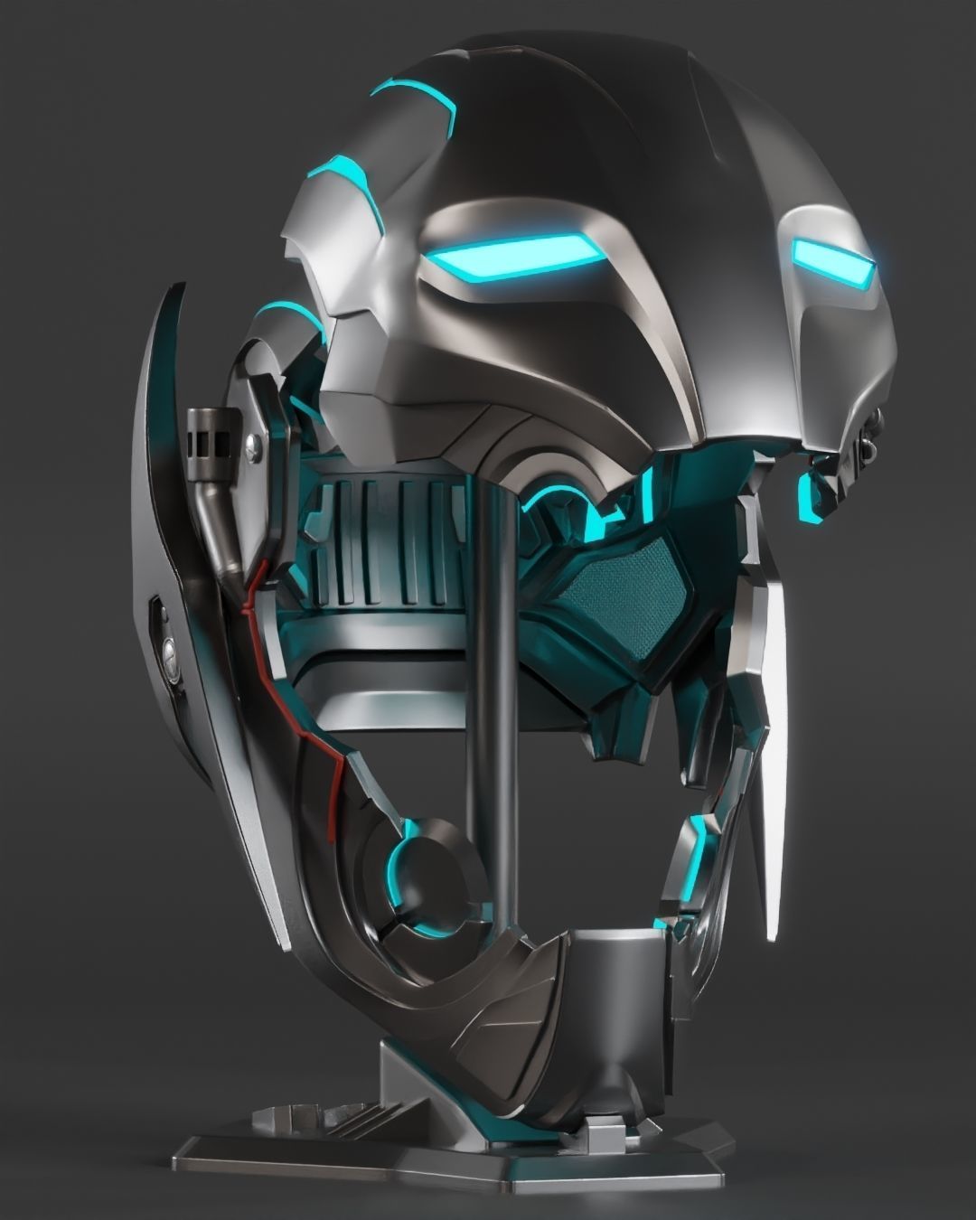 Ultron Sentry Motorized 3D Printable Helmet 3D print model_6