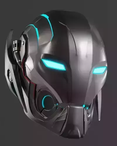 Ultron Sentry Motorized 3D Printable Helmet 3D print model