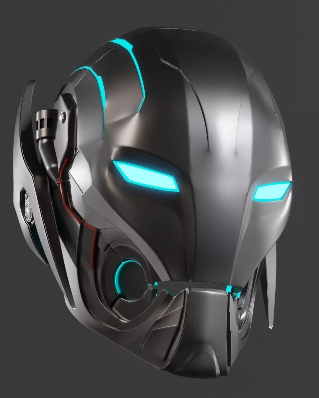 Ultron Sentry Motorized 3D Printable Helmet 3D print model_1