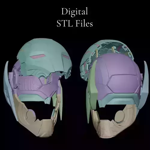Ultron Sentry Motorized 3D Printable Helmet 3D print model