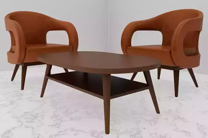 Waiting Chair and Tea Table