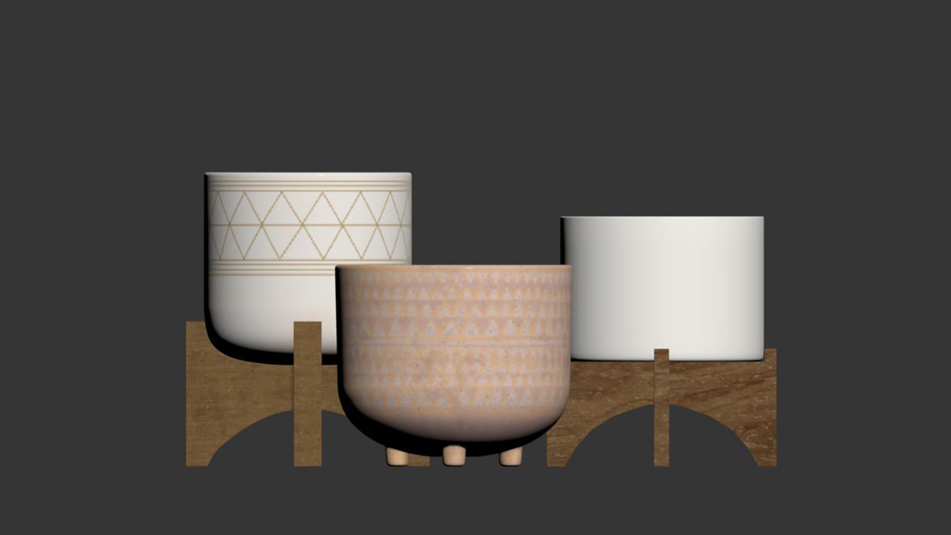 Vases set 3D model_3