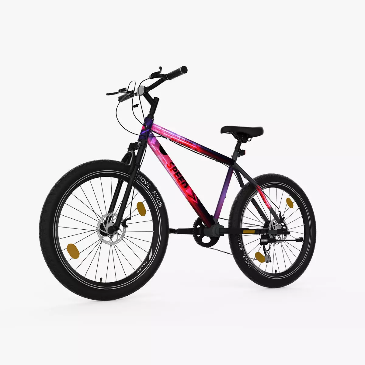 Bicycle Low-poly 3D model_0
