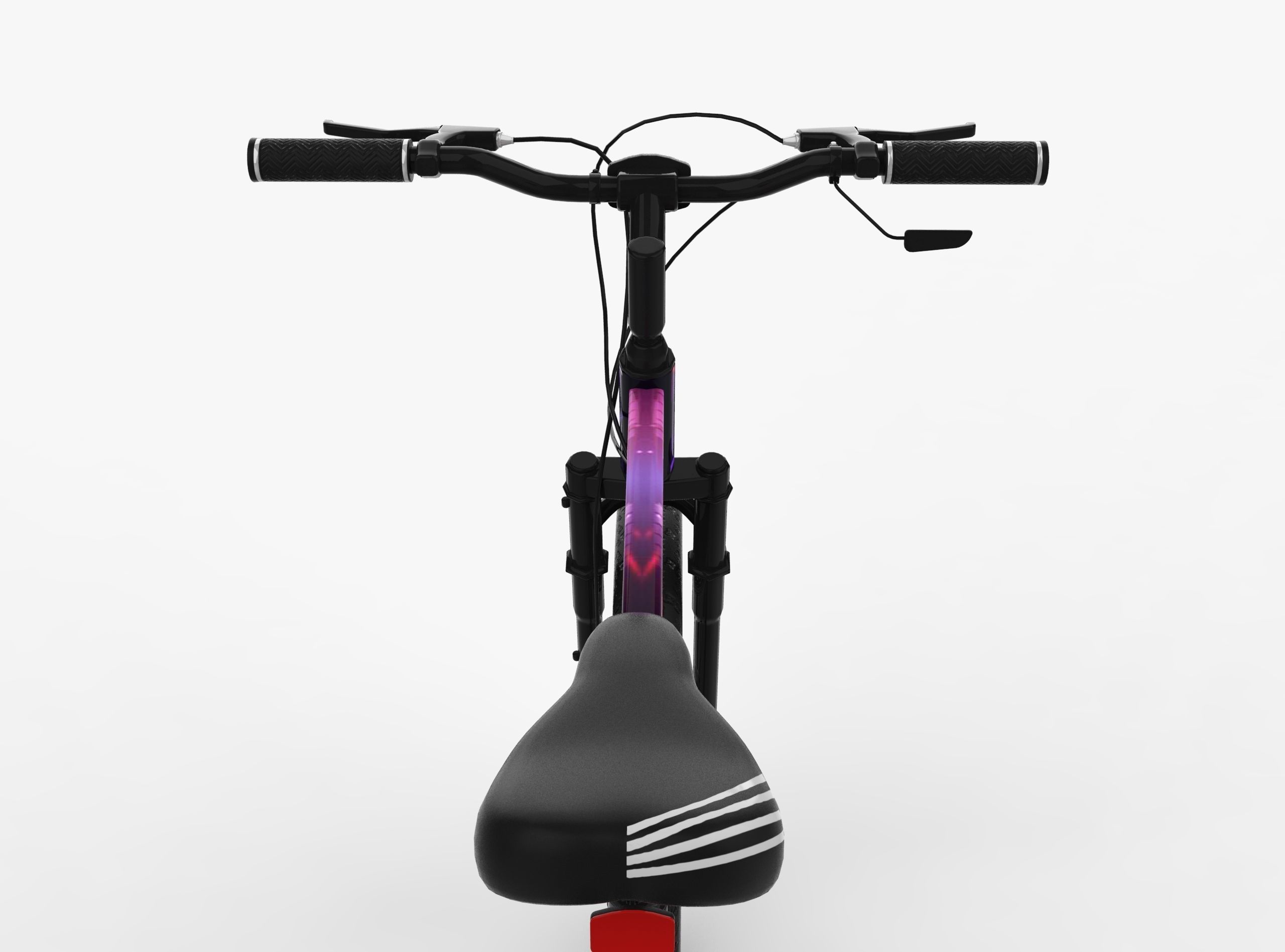 Bicycle Low-poly 3D model_7