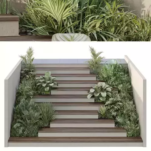 HQ Tree and bush garden box outdoor VOL 29