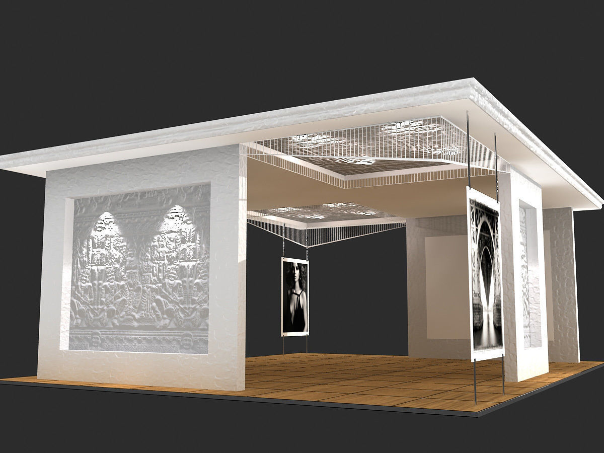 Exhibition Stand - ST0017 3D model_1