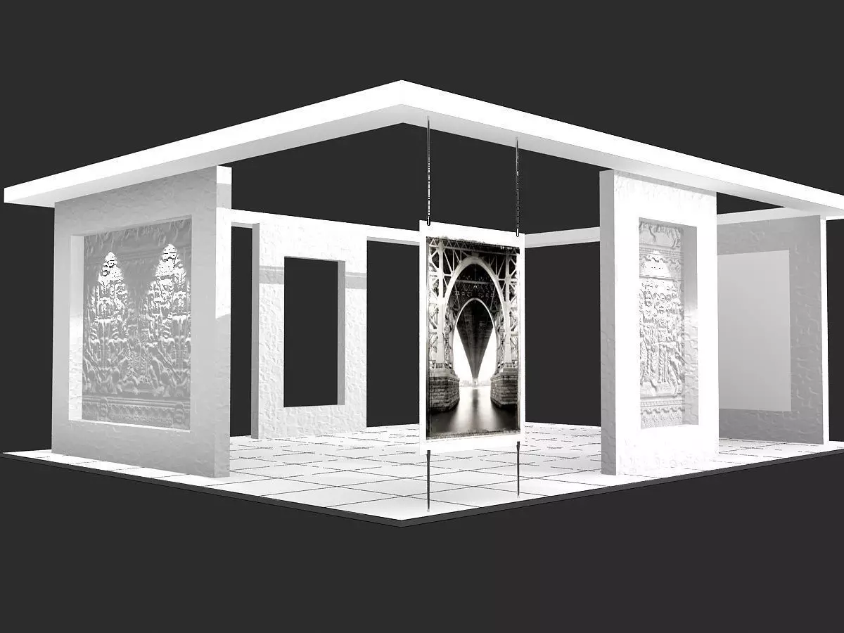 Exhibition Stand - ST0017 3D model_0