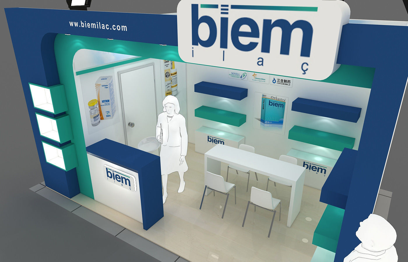 Exhibition Stand - ST0018 3D model_2