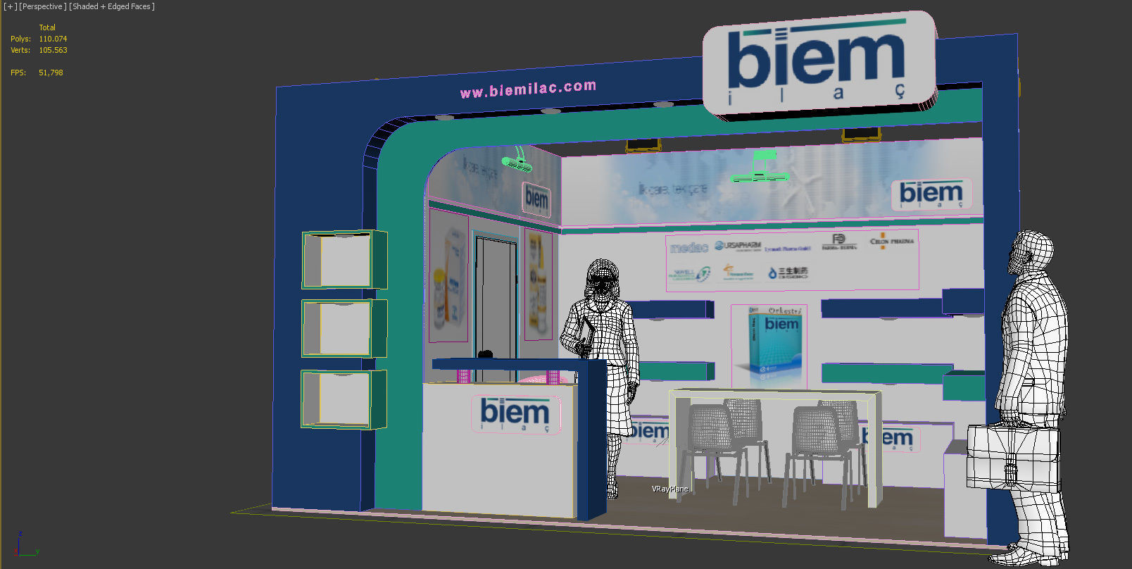 Exhibition Stand - ST0018 3D model_3