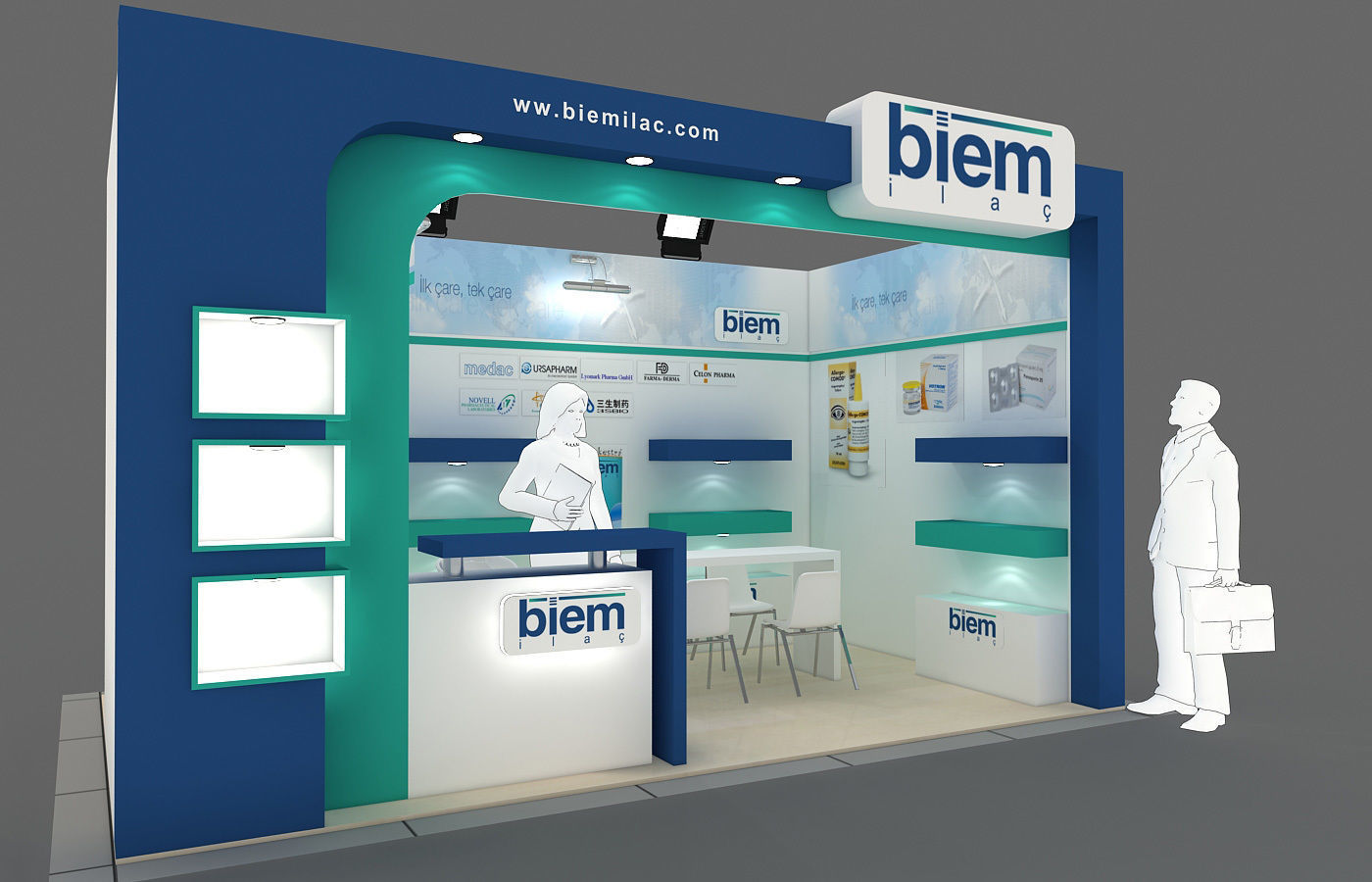 Exhibition Stand - ST0018 3D model_4