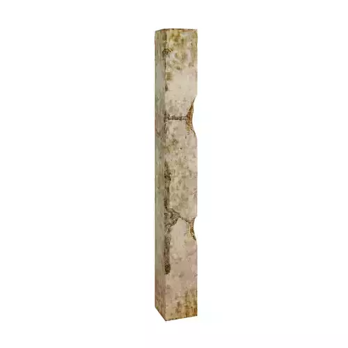 Damaged Column Low-poly 3D model