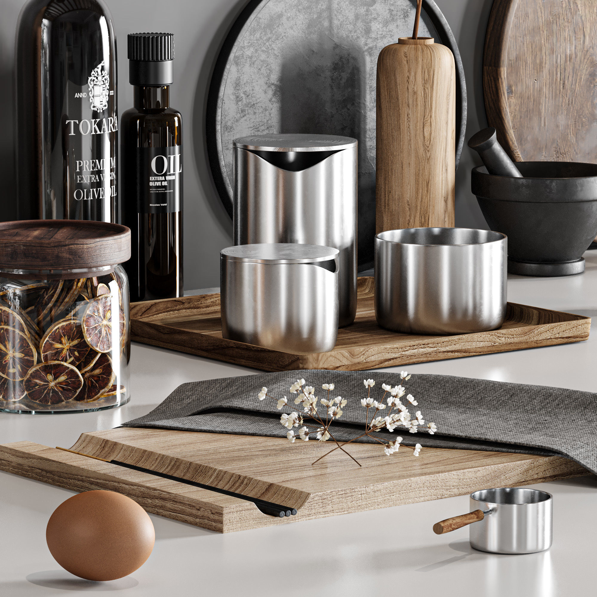 Kitchen accessories053 3D model_3