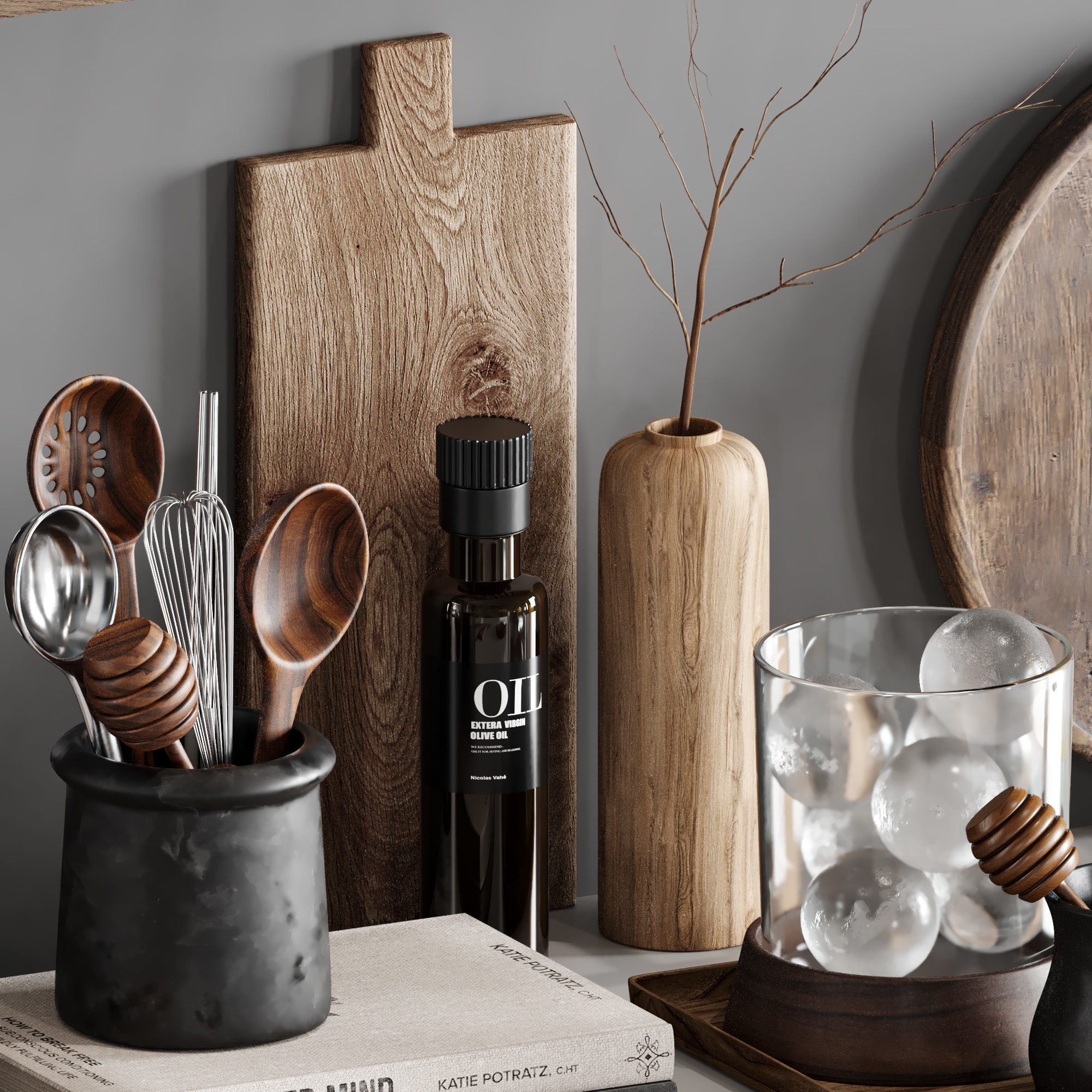 Kitchen accessories053 3D model_1