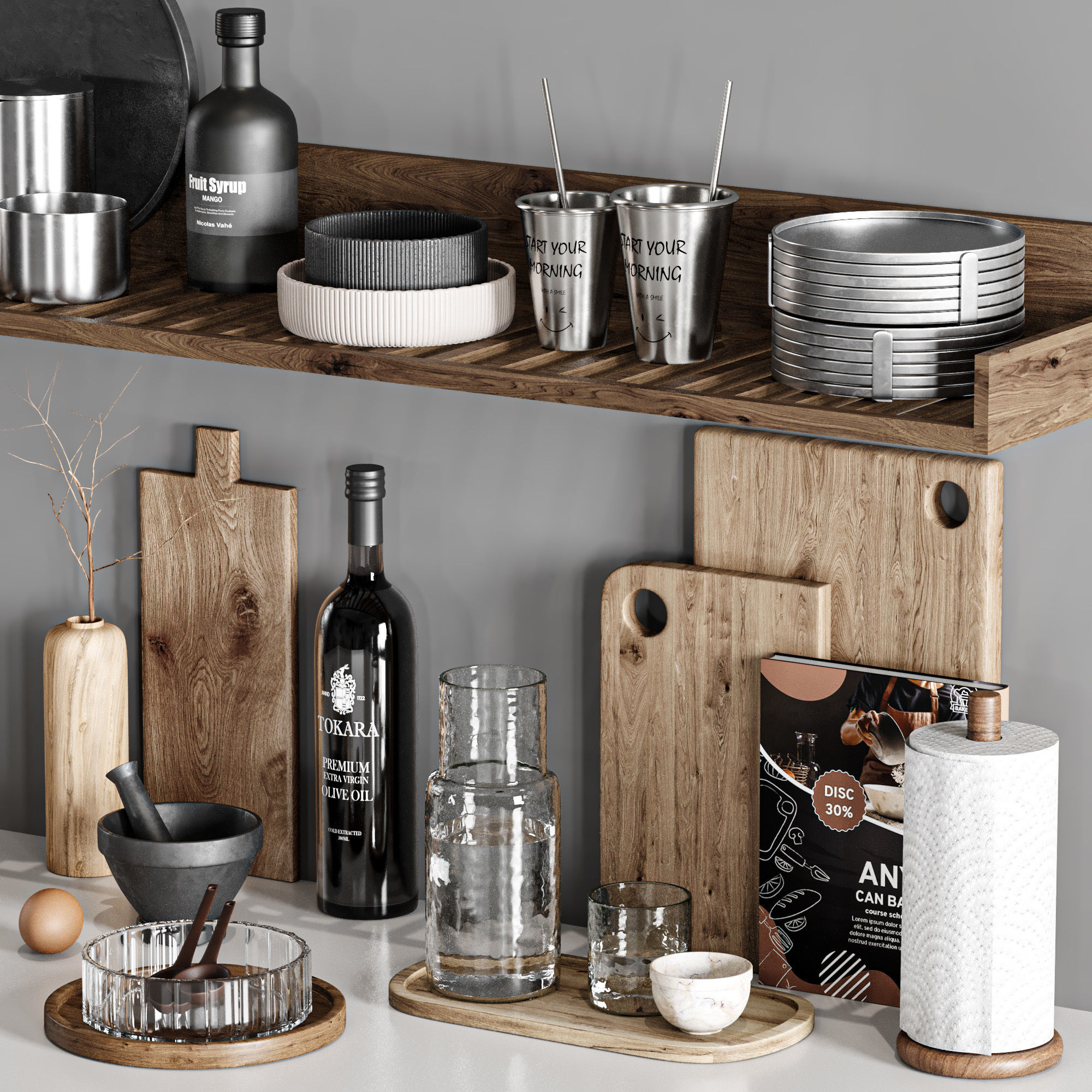 Kitchen accessories053 3D model_2