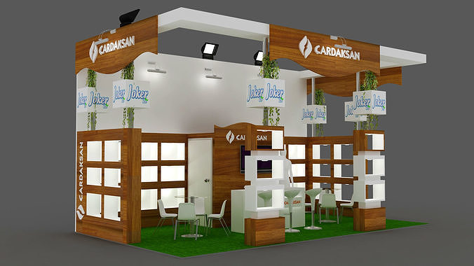 Exhibition Stand - ST0019 3D model