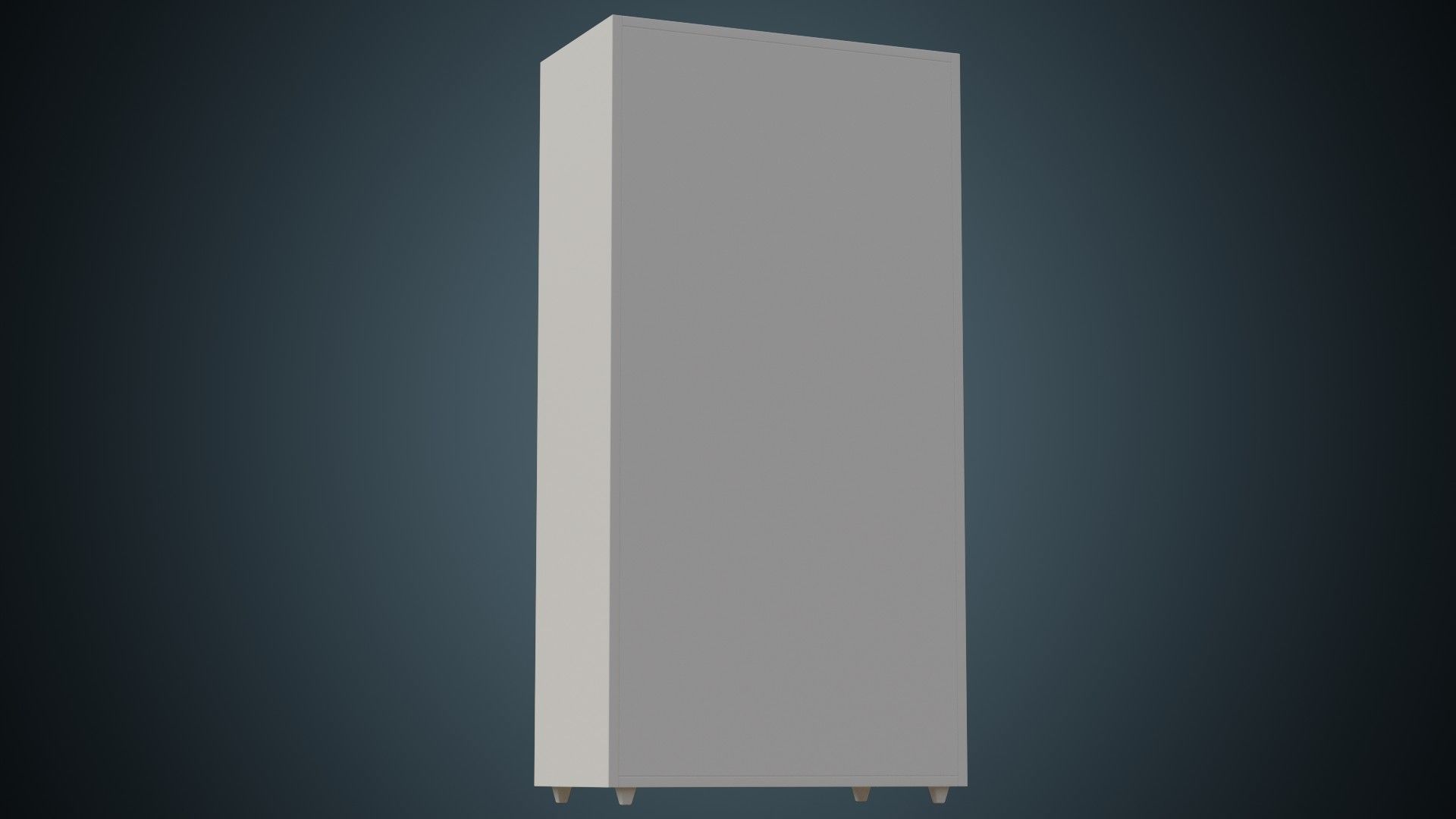 Medical Cabinet 1 Basic Low-poly 3D model_6