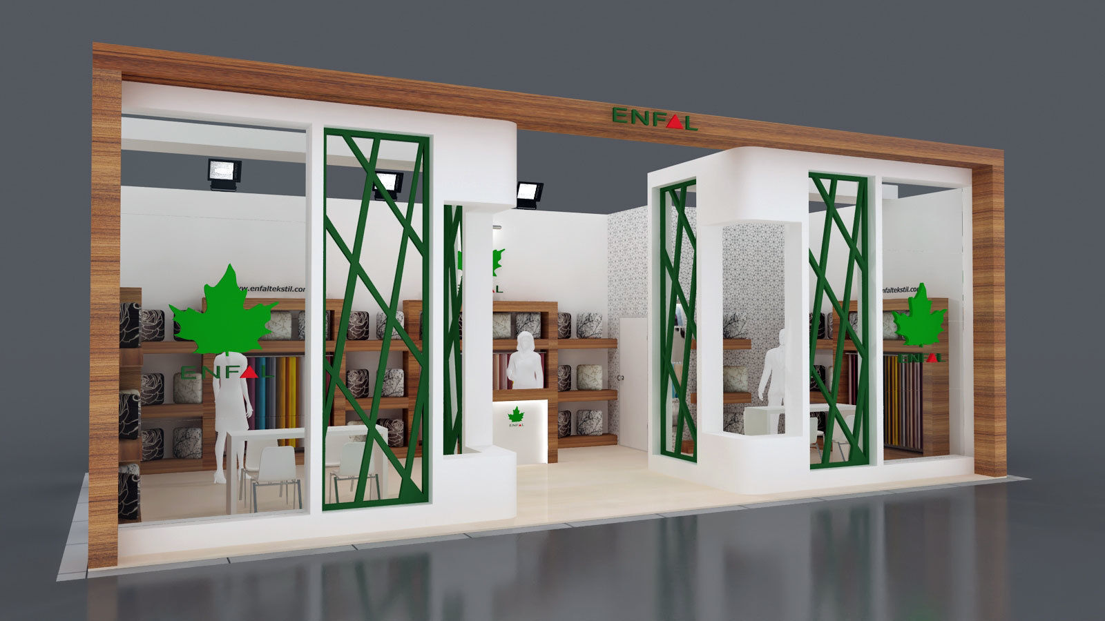 Exhibition Stand - ST0020 3D model_1