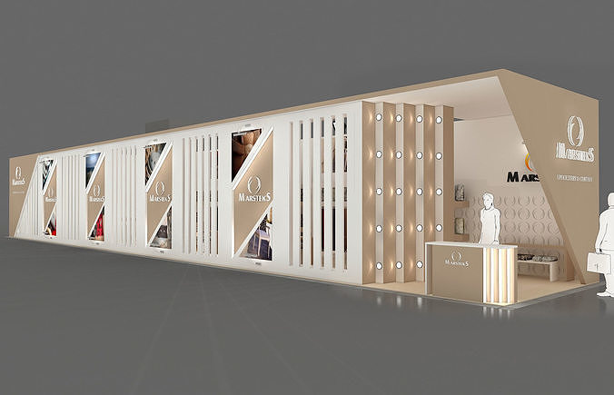 Exhibition Stand - ST0021 3D model