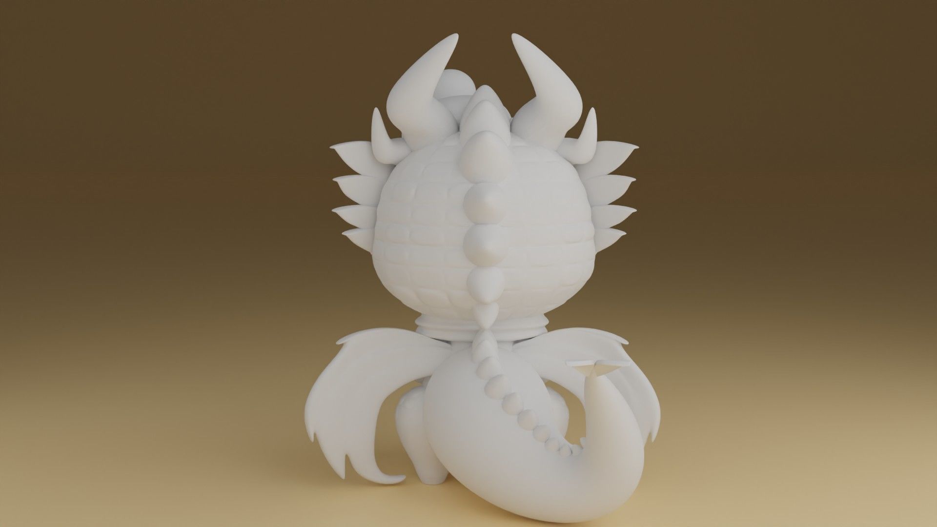 dragon 3D print model_3