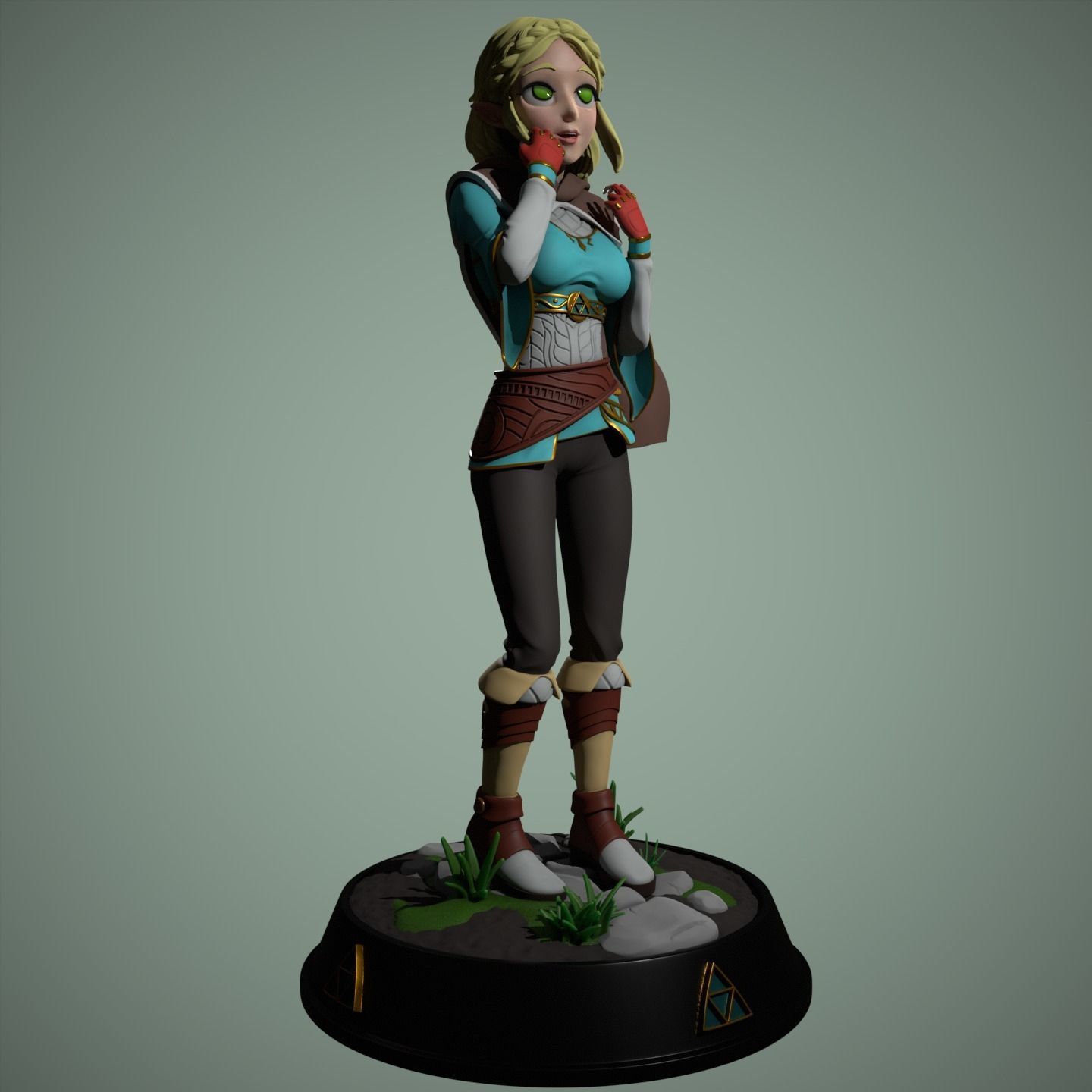 Zelda 3D print model_2