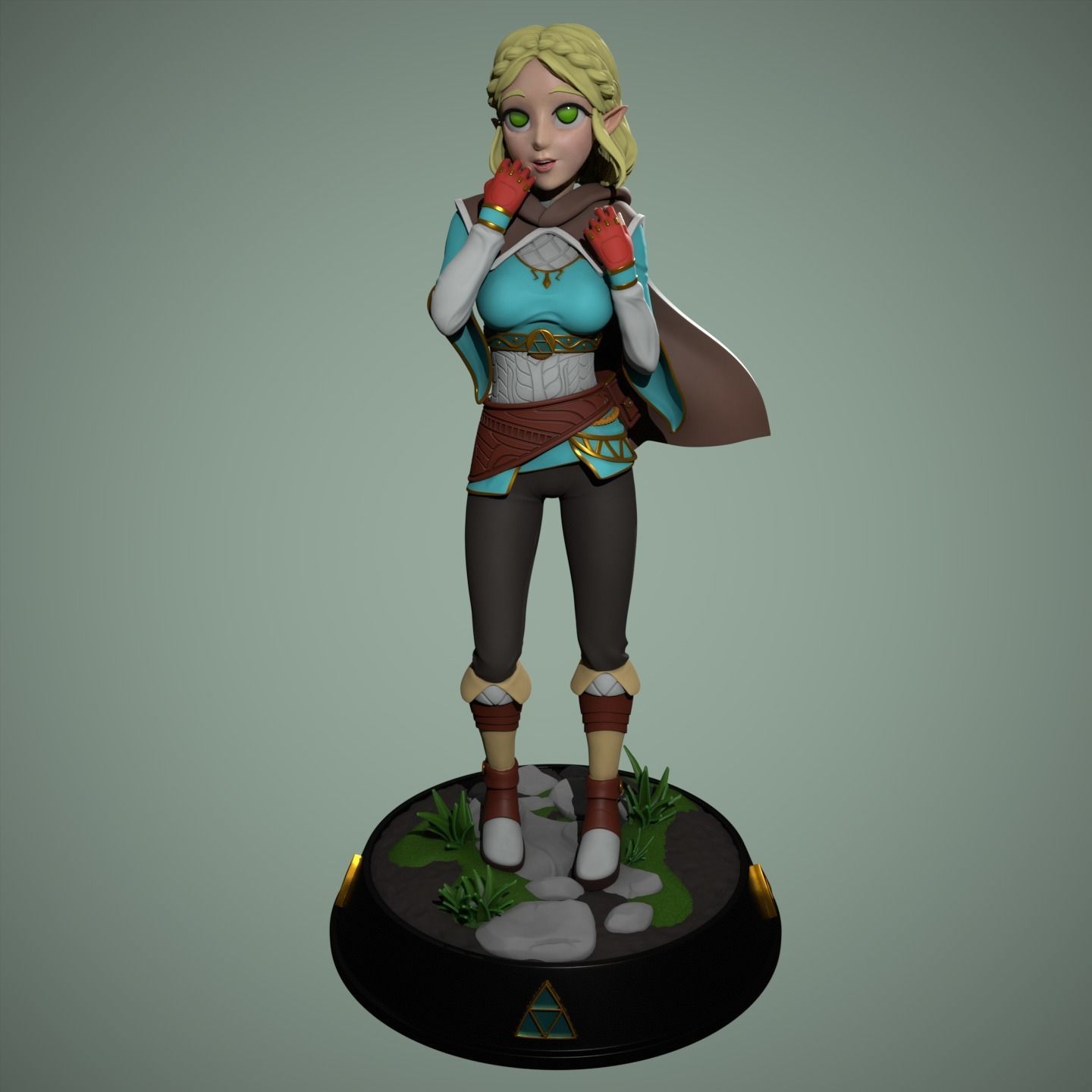 Zelda 3D print model_3