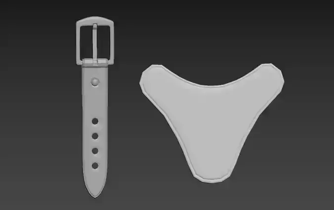 belt buckle 02 Free 3D print model