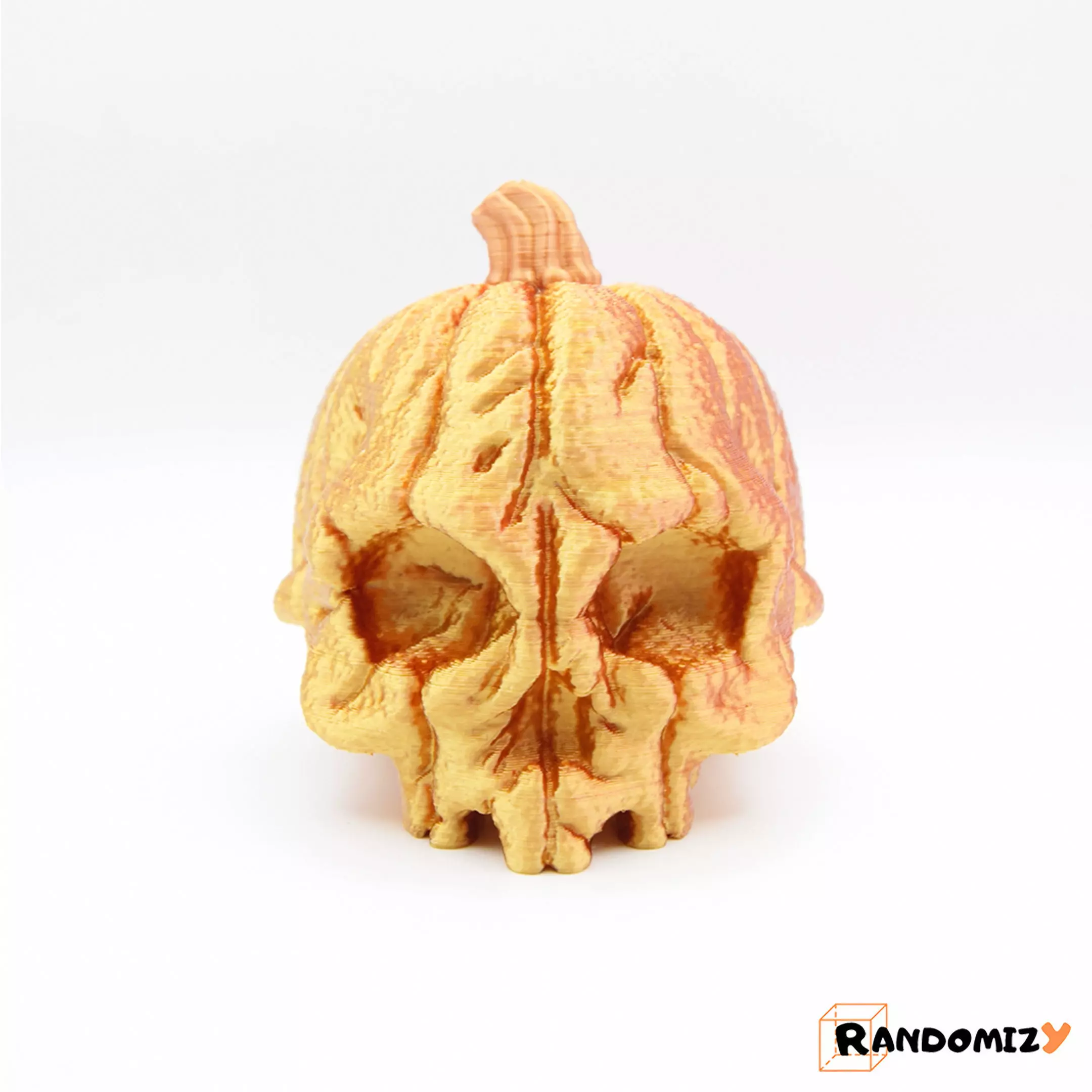 Pumpkin Skull - V2 3D print model_0
