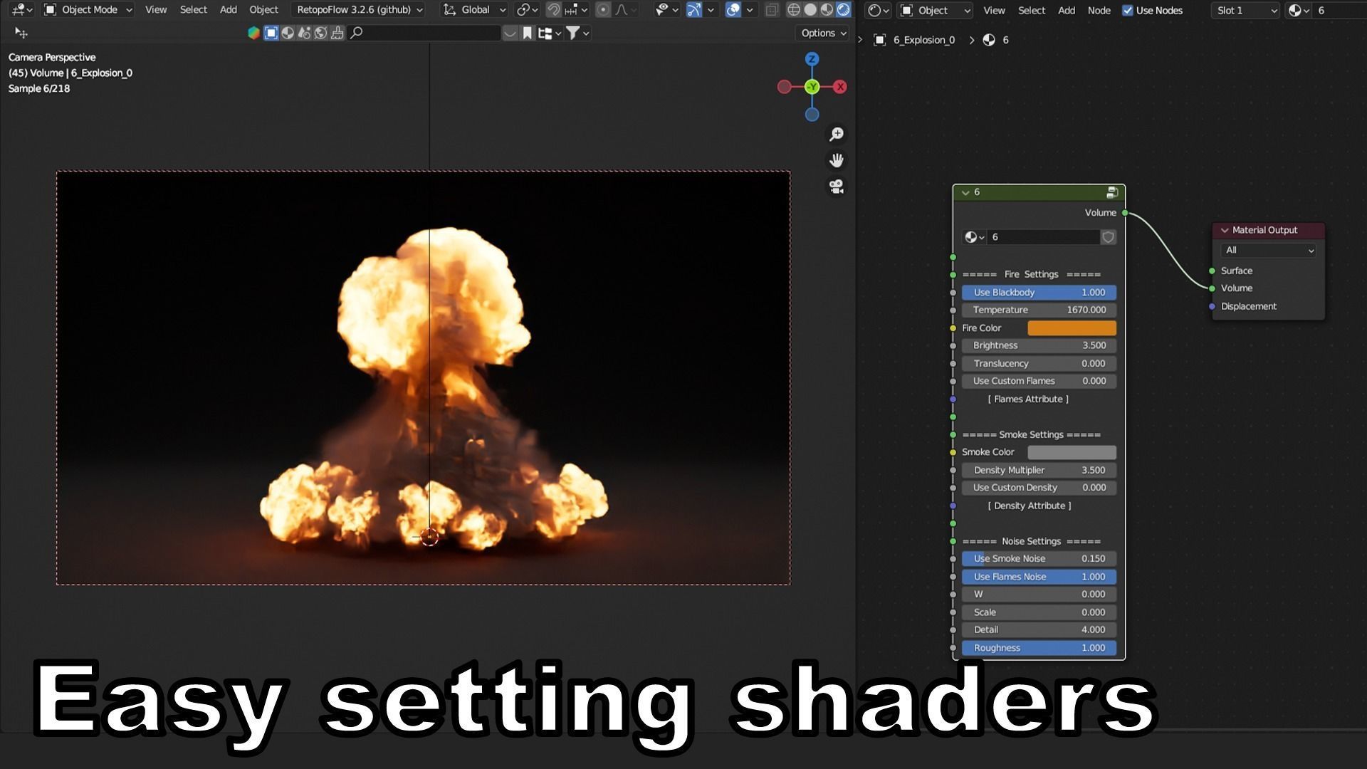 Super Realistic Explosion 6 - vdb animated 3D model_2