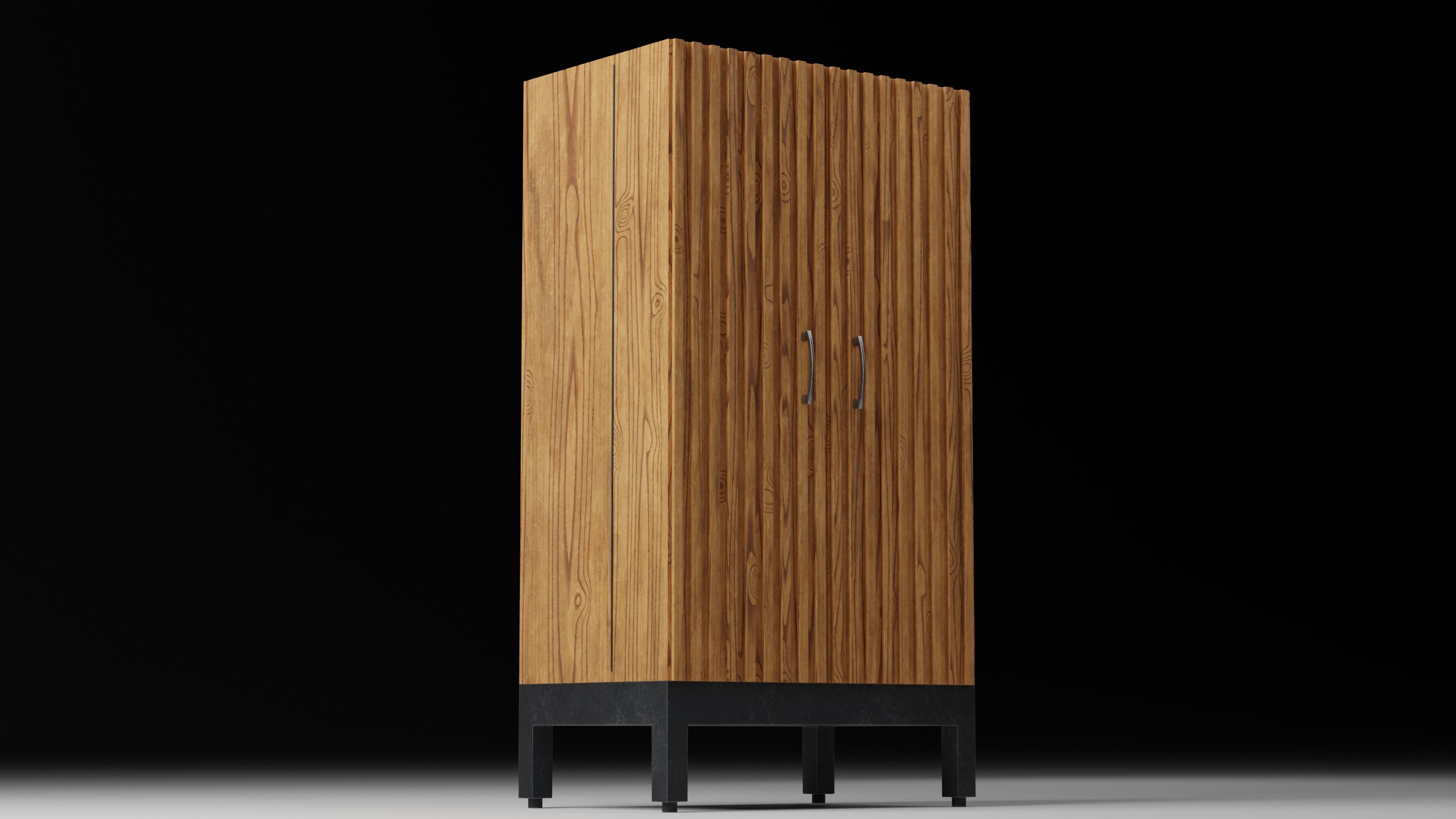 Bar Cabinet 3D model_14