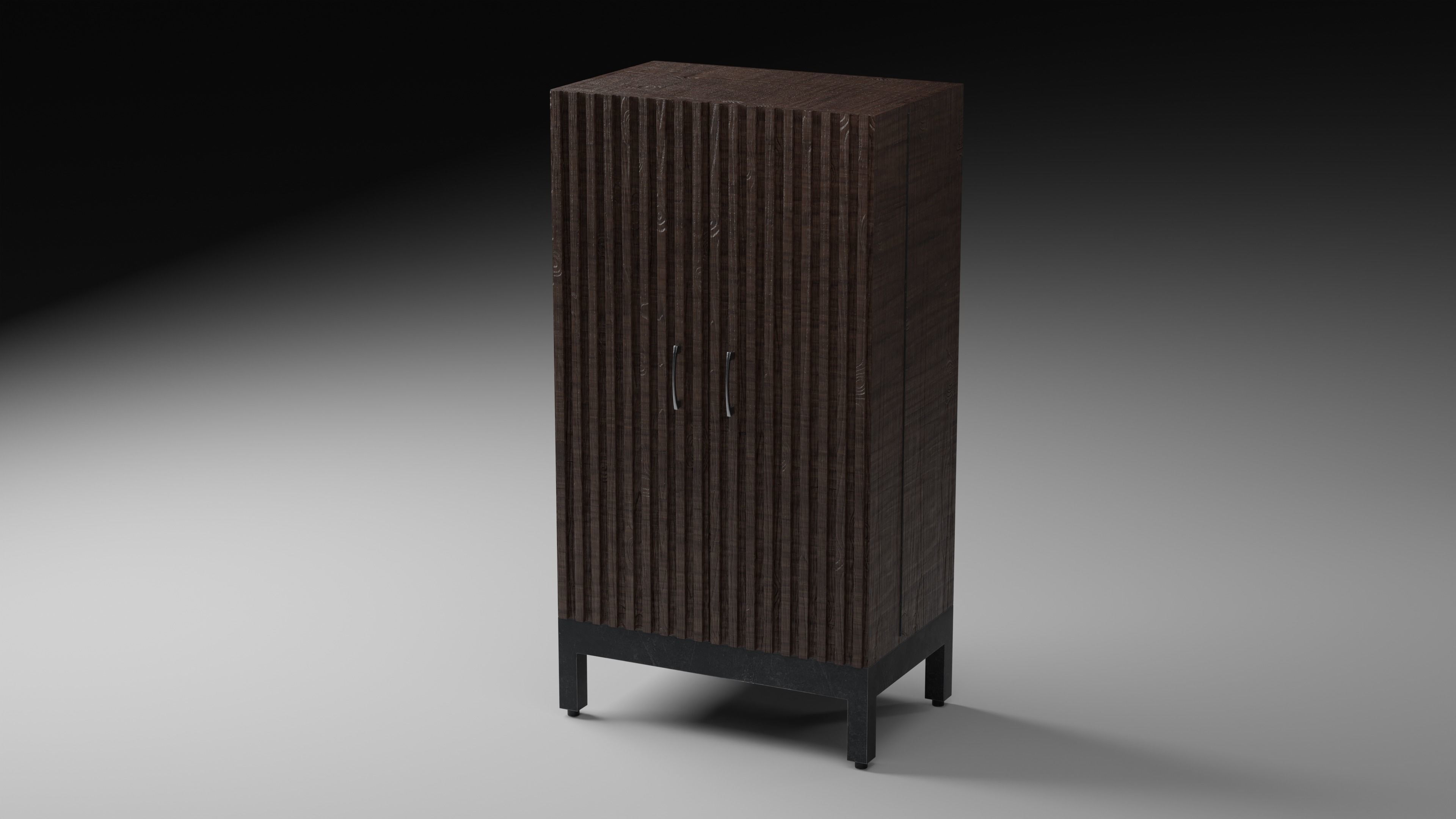 Bar Cabinet 3D model_8
