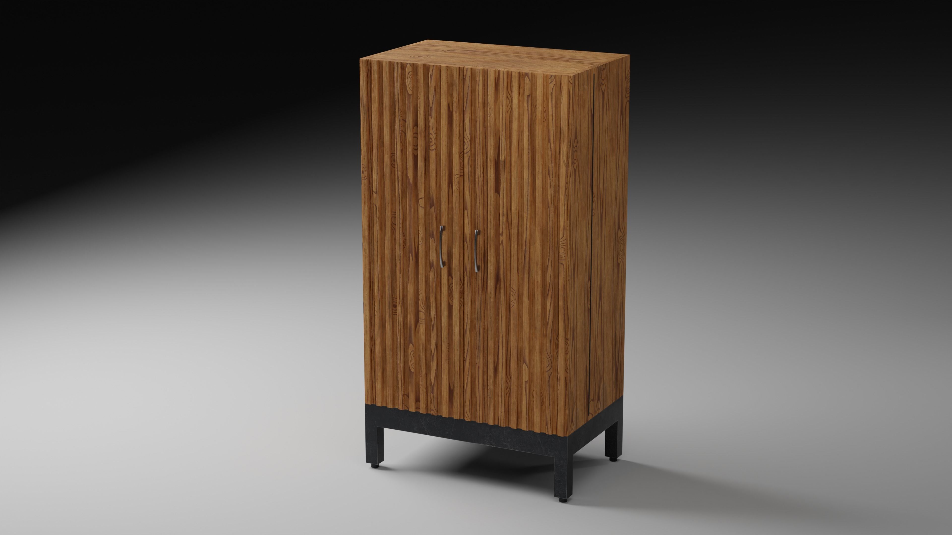 Bar Cabinet 3D model_13