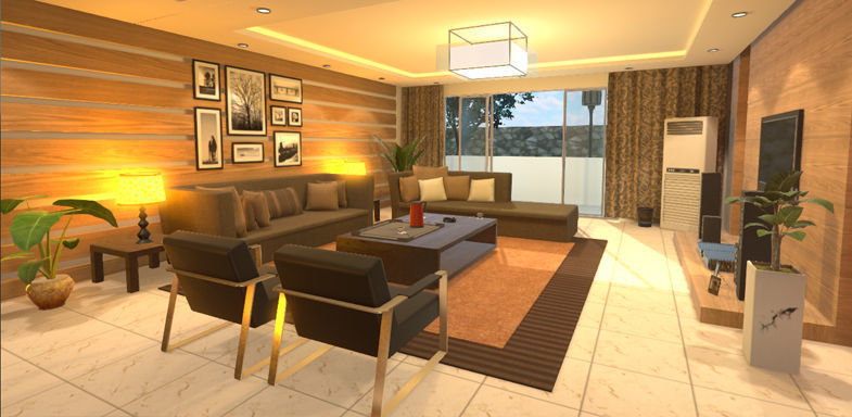 Smiths Home 1 Low-poly 3D model_1