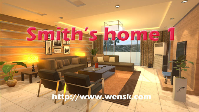 Smiths Home 1 Low-poly 3D model