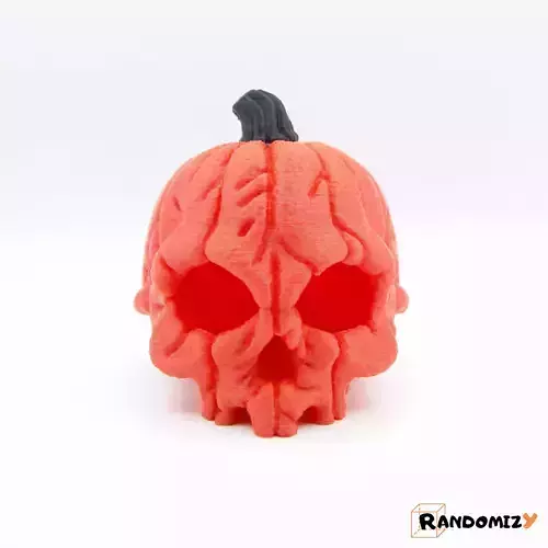 Pumpkin Skull - V2 - Hollowed