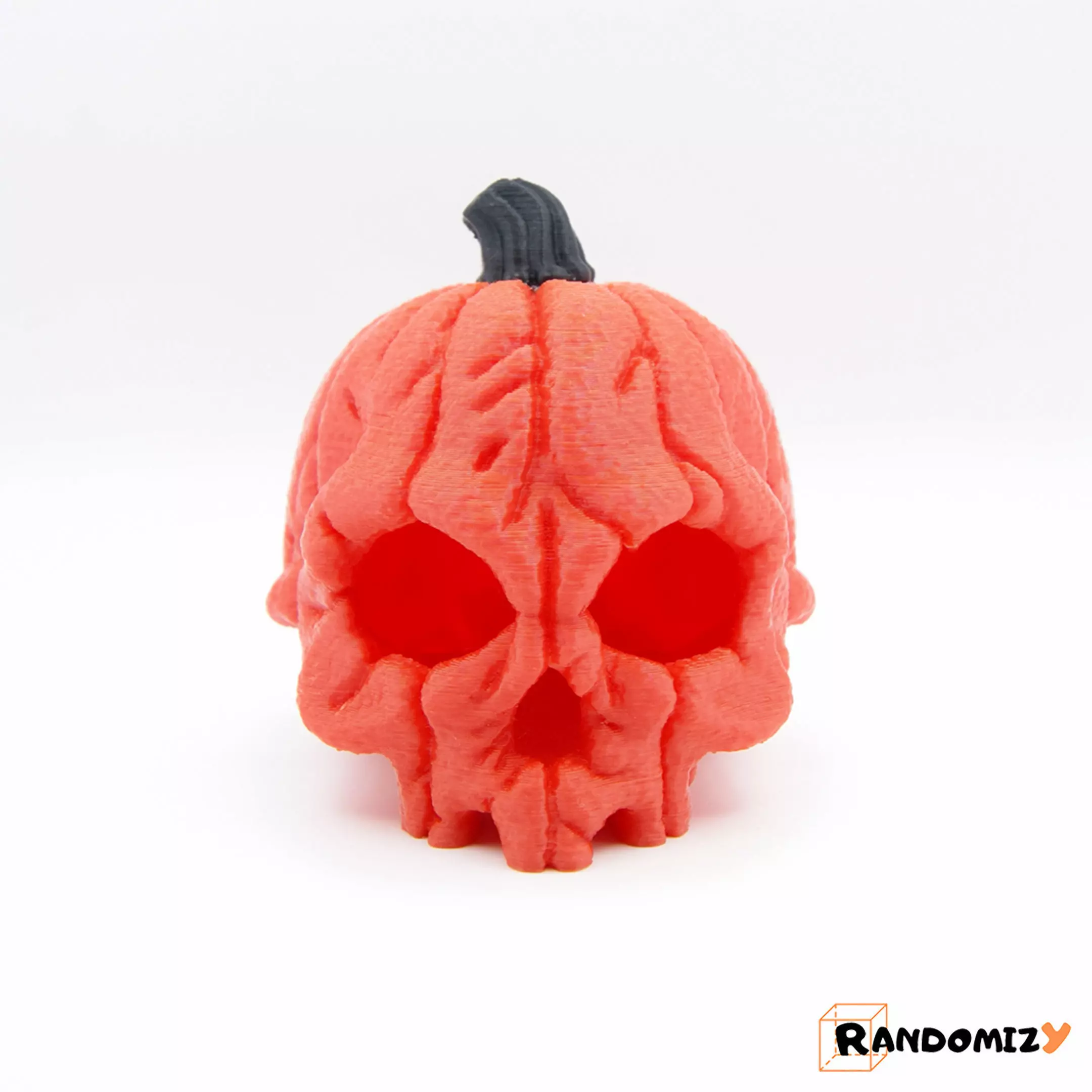 Pumpkin Skull - V2 - Hollowed 3D print model_0